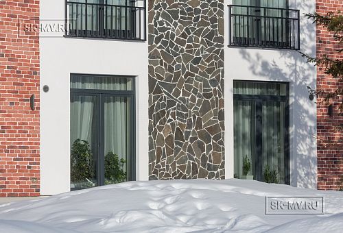 Фото репортаж с места строительства загородного коттеджа из газобетона с сауной внутри в Савое Ленобласти  - 33