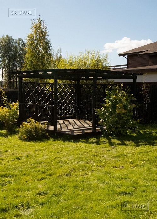 Ландшафтный дизайн домовладения в Северной короне 61