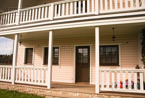 Строительство каркасного коттеджа с большой террасой в п Ольшаники - 4