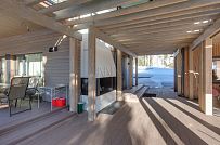 Пример внутренней отделки террасы-барбекю в Выборгском районе Ленинградской области - мини - 8