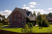 Построенный каркасный дом ок 170 кв м с балконом и террасой Северная корона 65 в пос. Волочаевка - мини - 11