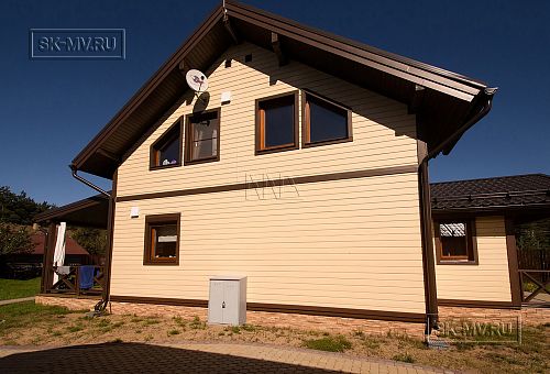 Фото репортаж с места строительства каркасного дома 155 кв м с эркером и террасой в п Овсяное - 7