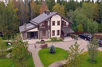 Строительство современного каркасного коттеджа с цокольным этажом в п Ольшаники - мини - 1