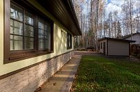 Построенный одноэтажный дом из газобетона с шатровой крышей в СНТ Фауна - мини - 25