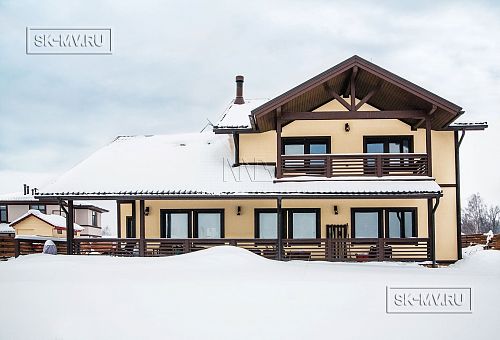 Построенный зимний каркасный дом по скандинавской технологии в к п Дмитровка в Москве под ключ - 5