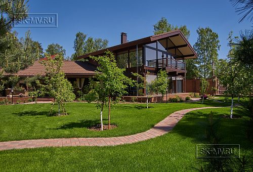 Фото репортаж с места строительства SPA комплекса с панорамными окнами в Котельниках - 16