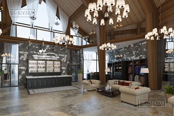 Интерьер клубного дома гольф-клуба - 16