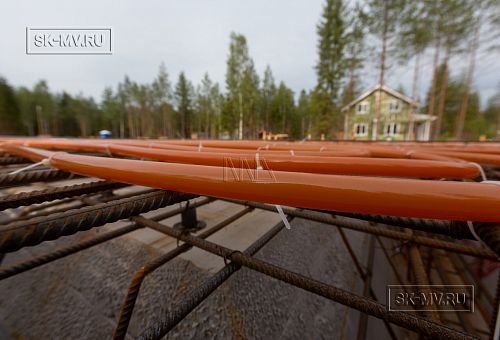 Монтаж индивидуального расчётного фундамента УШП PRO для строительства кирпичного двухэтажного дома в Рощино, Лениградская обл. - 16