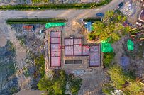 Монтаж индивидуального расчётного фундамента УШП PRO для строительства кирпичного дома в Рощино 2, S плиты = 530 кв.м, Лениградская обл. - мини - 2