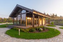 Строительство летней кухни по технологии фахверк с панорамным остеклением в д Пеники - мини - 13