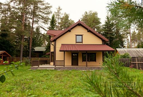 Строительство зимнего каркасного дома 175 кв м с эркером и мансардным этажом в п Вырица - 8