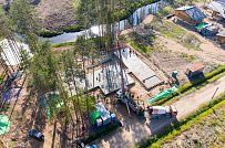 Монтаж индивидуального расчётного фундамента УШП PRO для строительства кирпичного дома в Рощино 2, S плиты = 530 кв.м, Лениградская обл. - мини - 41