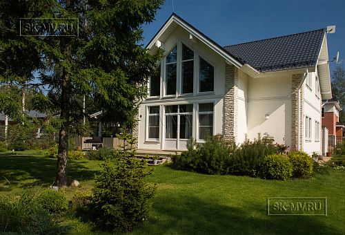 Строительство каркасного дома с навесом для автомобиля в п Пески - 22