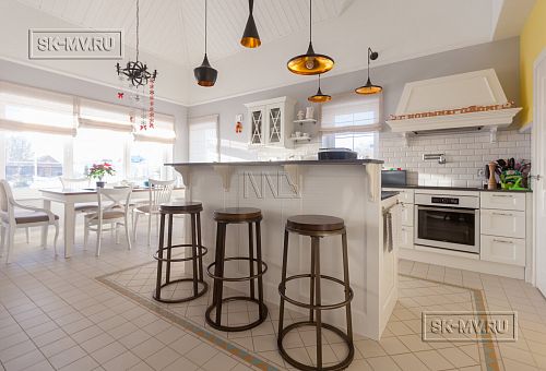 Дизайн интерьера каркасного дома в Оликах 3 - 74