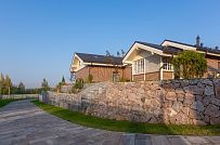 Фото репортаж с места строительства комбинированного дома площадью 1400 кв м с цоколем и СПА в д Пеники Ленобласти - мини - 32