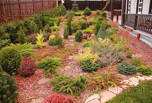 Ландшафтная архитектура участка в Зеркальном - 10