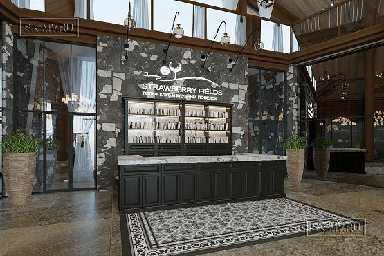 Интерьер клубного дома гольф-клуба - 1