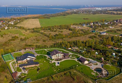 Фото репортаж с места строительства комбинированного дома площадью 1400 кв м с цоколем и СПА в д Пеники Ленобласти - 44