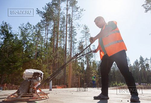 Монтаж индивидуального расчётного фундамента УШП PRO для строительства кирпичного дома в Рощино 2, S плиты = 530 кв.м, Лениградская обл. - 47
