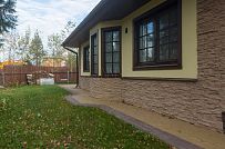 Построенный одноэтажный дом из газобетона с шатровой крышей в СНТ Фауна - мини - 30