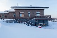 Фото репортаж с места строительства комбинированного дома площадью 1400 кв м с цоколем и СПА в д Пеники Ленобласти - мини - 2