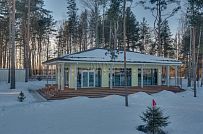 Фото репортаж с места строительства SPA комплекса с панорамными окнами в кп Сосновый берег  - мини - 17