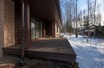 Построенный одноэтажный дом из газобетона с шатровой крышей в СНТ Фауна - мини - 7