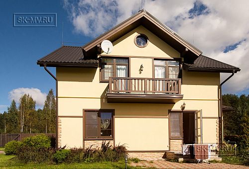 Фото отчет о построенном зимнем каркасном доме с мансардой Северная корода 61 в пос. Волочаевка - 5