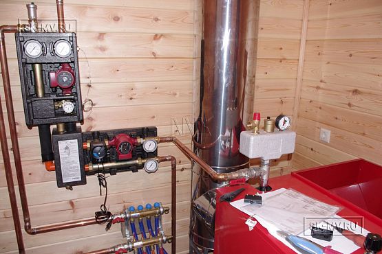 Строительство каркасного охотничего одноэтажного дома в Лужском районе - 1