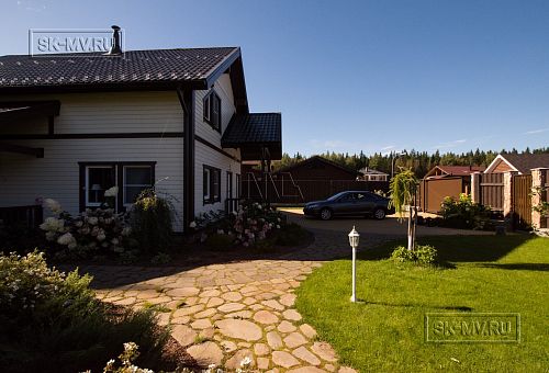 Построенный небольшой каркасный коттедж с мансардным этажом Галактика 9 - 30