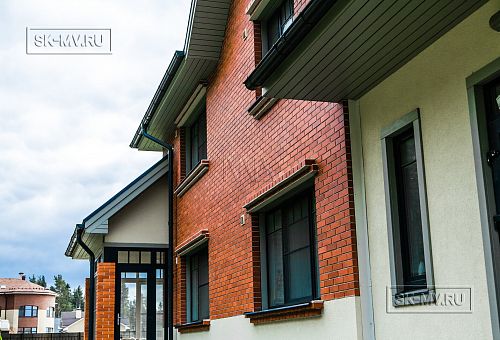 Строительство двухэтажного дома из газобетона с верандой с панорамным остеклением в КП Сосновое - 20