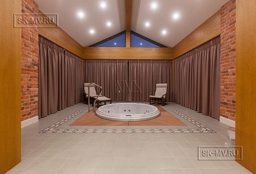 Дизайн интерьера загородного дома из кирпича в Пениках 1 - 22