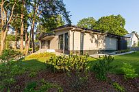 Фотографии П-образного дома в скандинавском стиле 238 кв м с панорамным остеклением, построенного в Сестрорецке - мини - 10