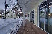 Фото репортаж с места строительства SPA комплекса с панорамными окнами в кп Сосновый берег  - мини - 7