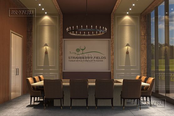 Интерьер клубного дома гольф-клуба - 14