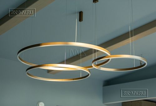 Пример внутренней отделки П-образного загородного дома в Сестрорецке - 14